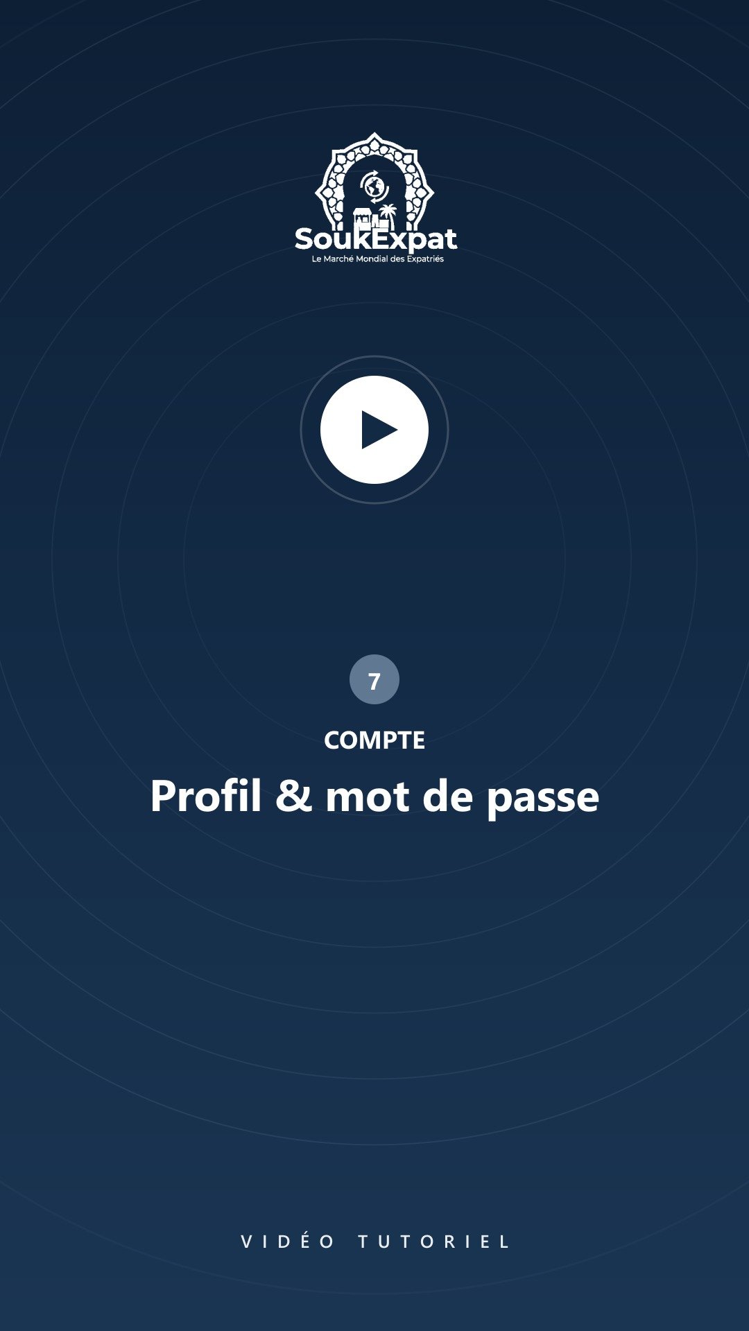 Couverture de la vidéo : Profil & mot de passe