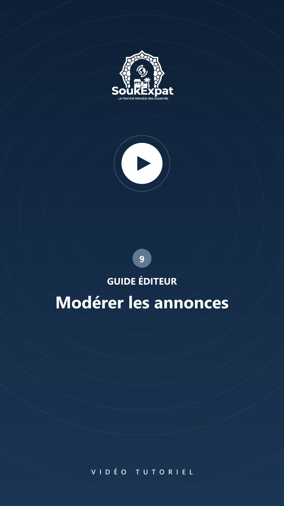 Couverture de la vidéo : Modérer les annonces